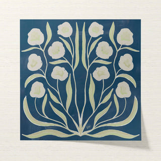 Botanical Study · Blue & Navy