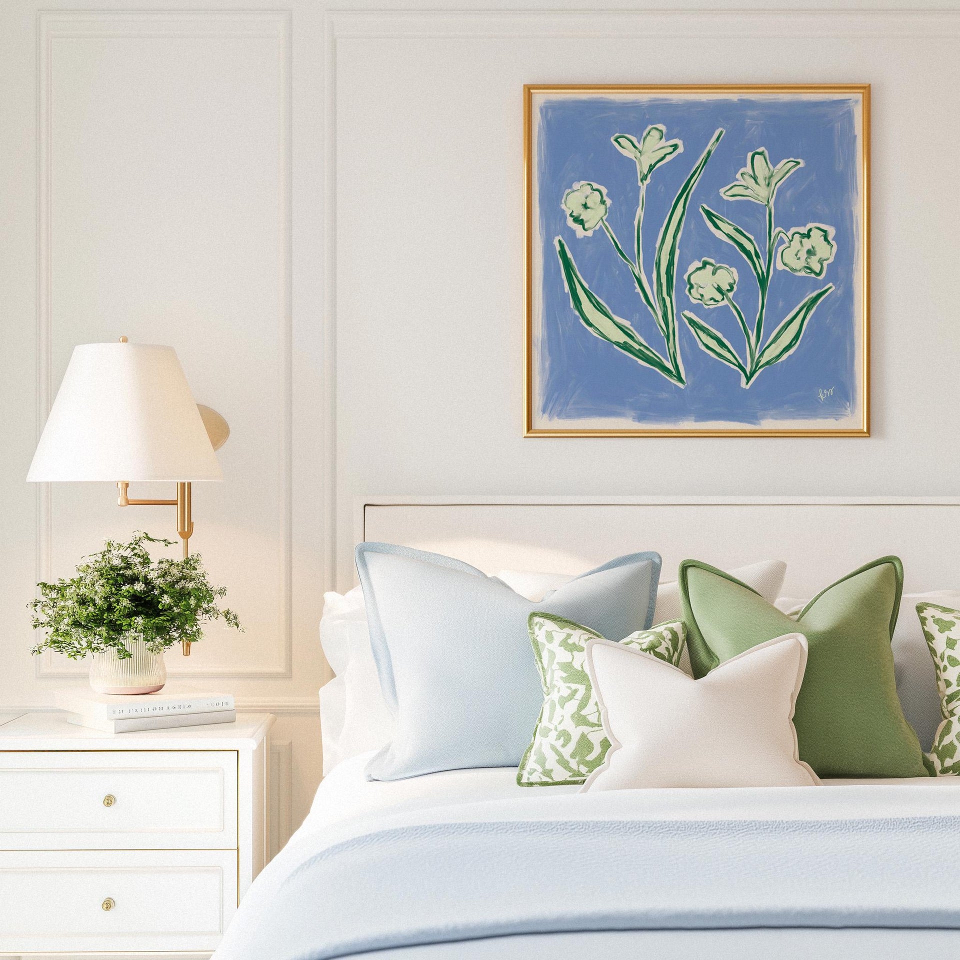 Garden Blooms – Indigo