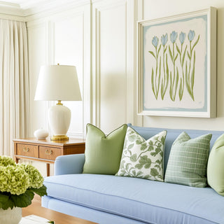Tulip Quartet No. 4 floral wall art print.