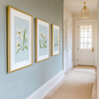 Field Notes Spring, set of four floral art prints.