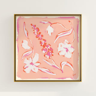 Garden Arrangement No. 2, set of four floral art prints.