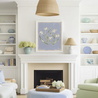 Floral Study No. 5 botanical wall art print.