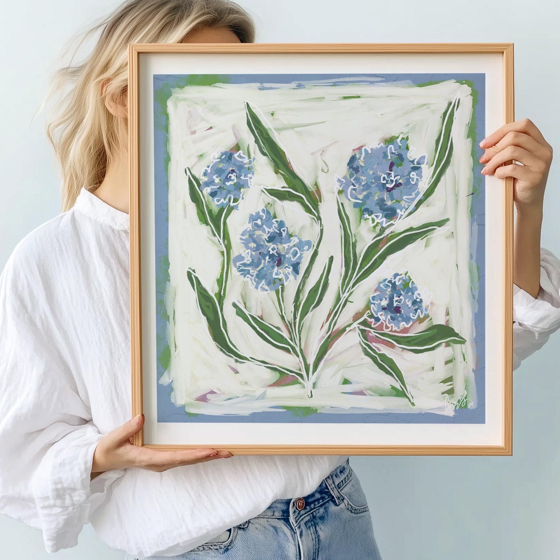 Porch Blossoms – Pearl Sky