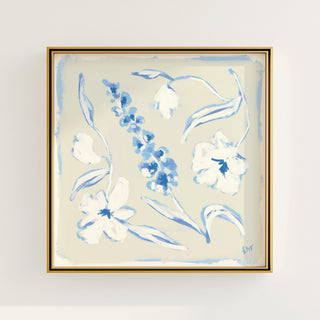 Garden Arrangement No. 1, set of four floral art prints.