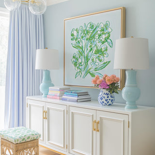 Floral Sketch No. 4 floral wall art print.